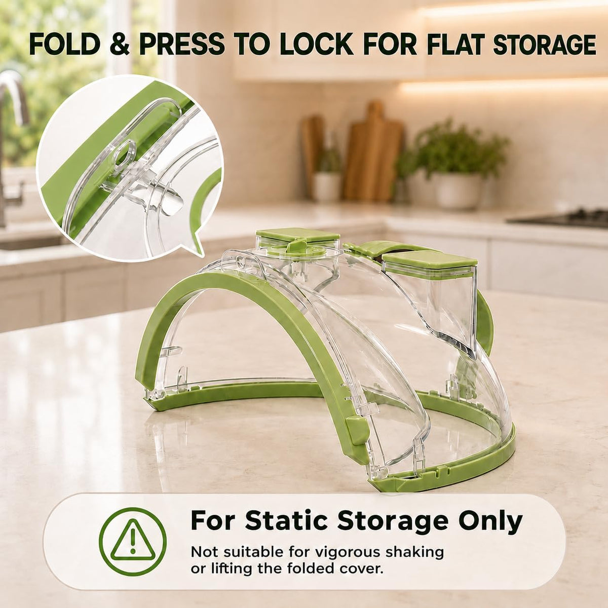 10-in Sturdy Insulated Plastic Microwave Splatter Cover with Water Steamer - Microwave Safe Food Dome, Kitchenware Accessory for Oven